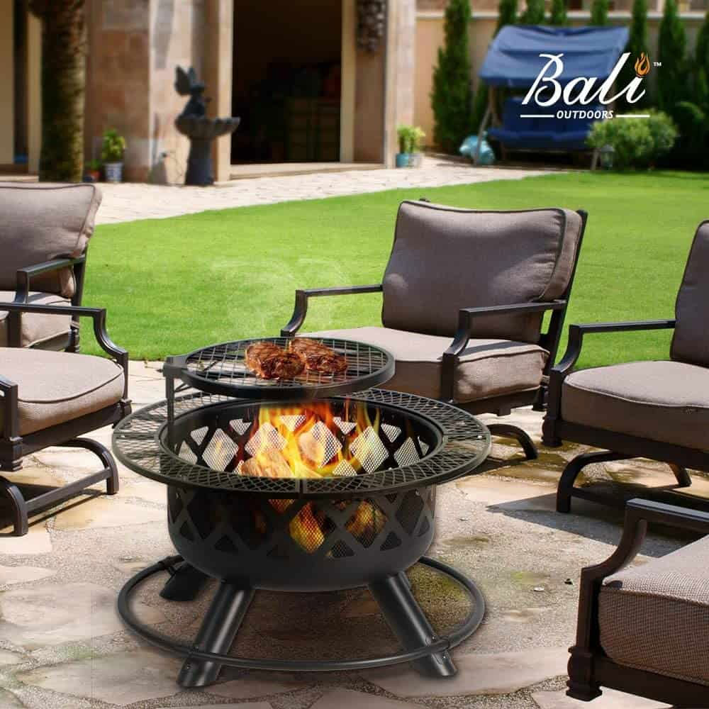 Chillin  and Grillin  Firepit By Bali Outdoors