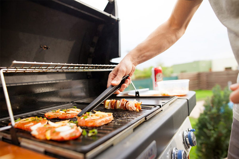 grilling out