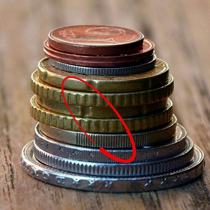 Ridges on coins 1