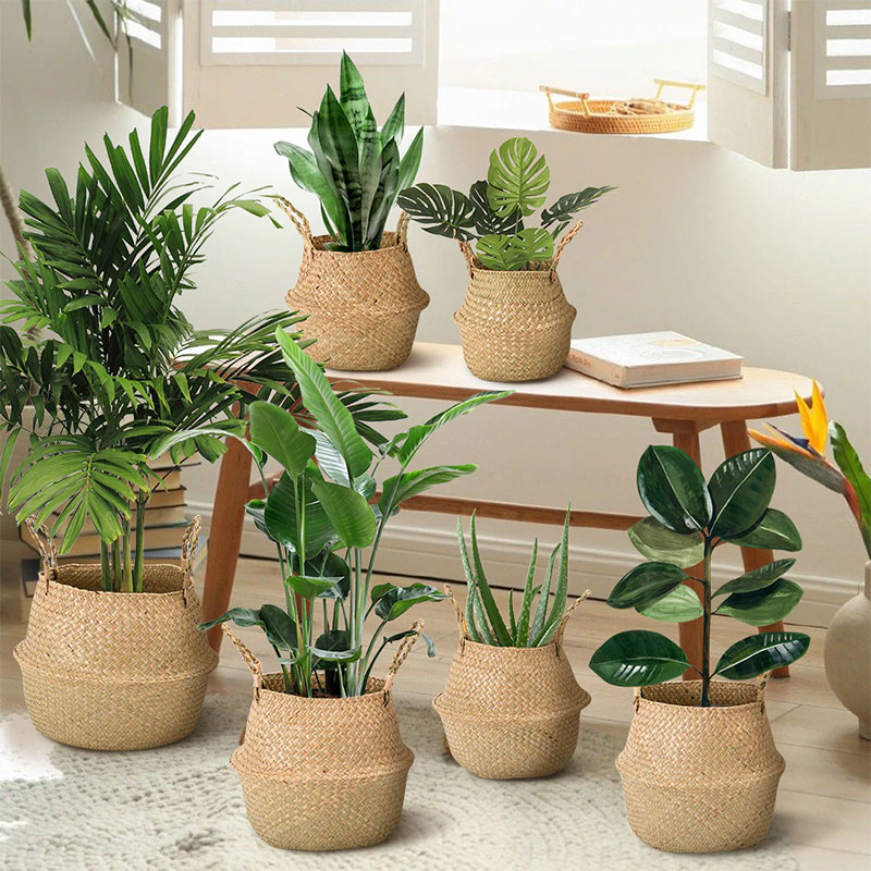 Keep It Natural With Basket Planters