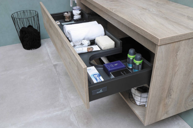 How do I keep my Tiny bathroom from feeling cluttered