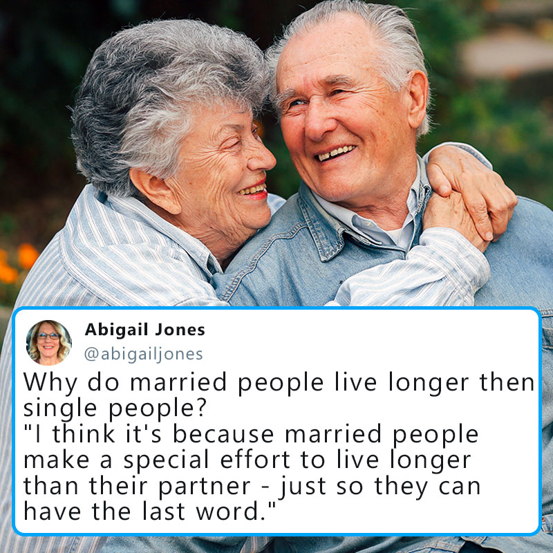Why do married people