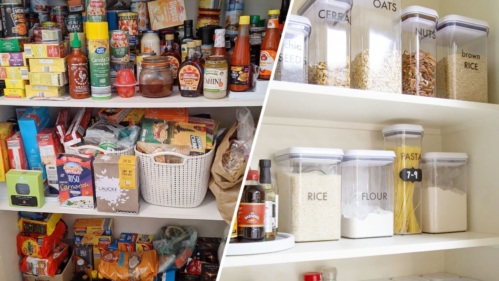 How To Organize A Pantry With Deep Shelves