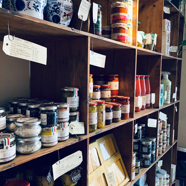 Overall  arranging items in a pantry