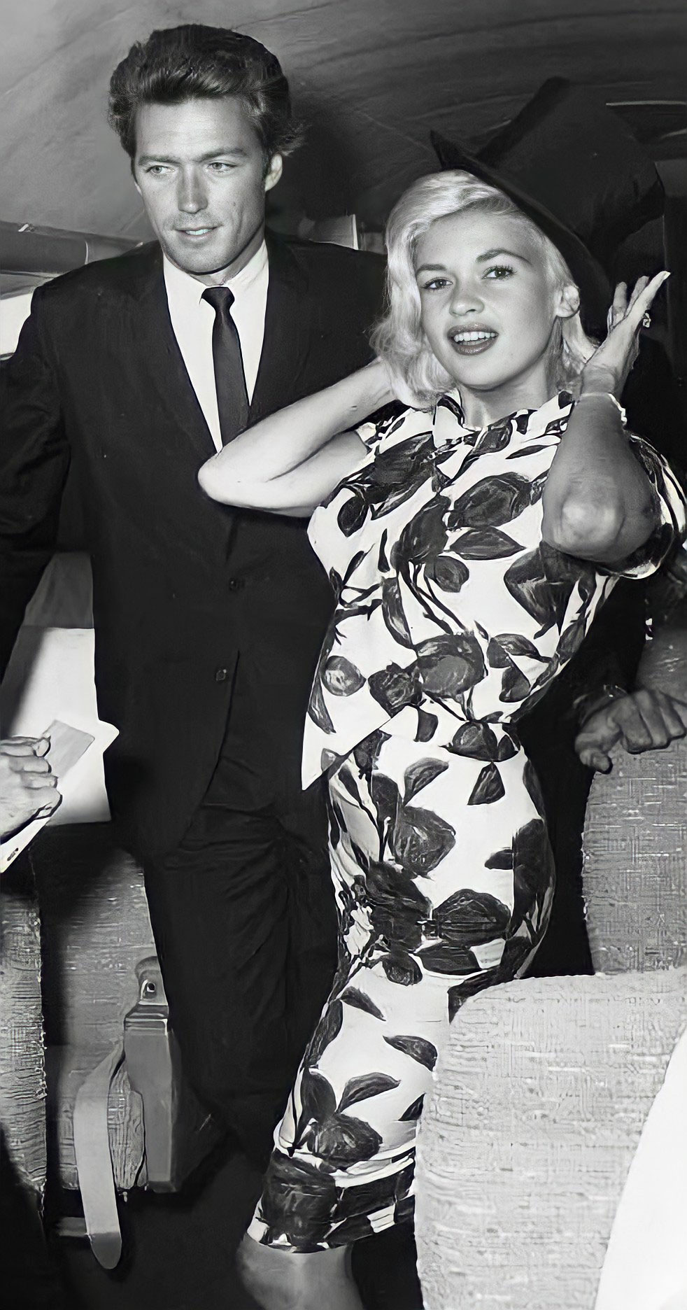 Clint Eastwood and Jayne Mansfield 1962 2 1