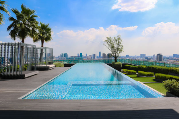 Spread the cover over the pool making sure