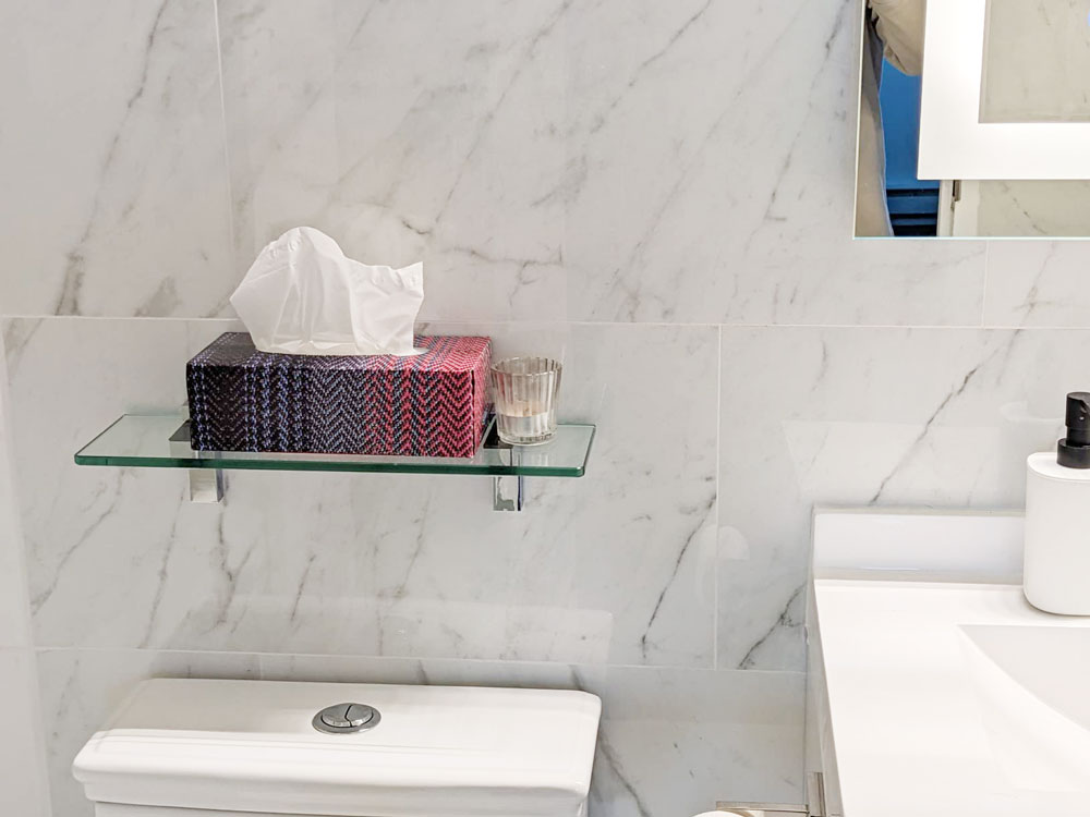 Elegant Glass Shelves