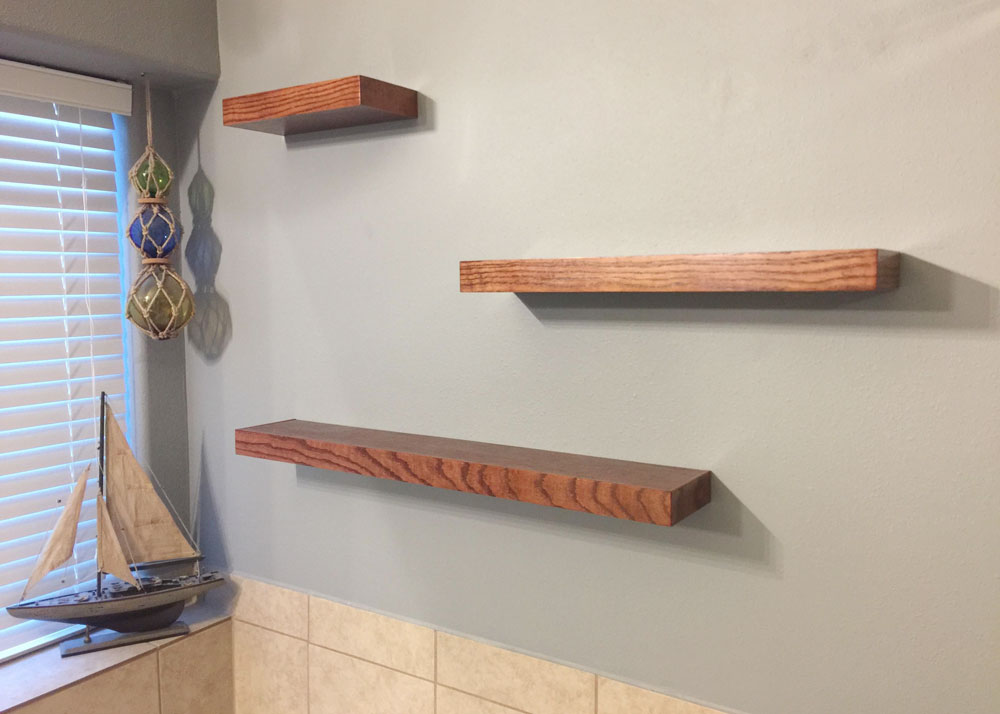 floating shelves