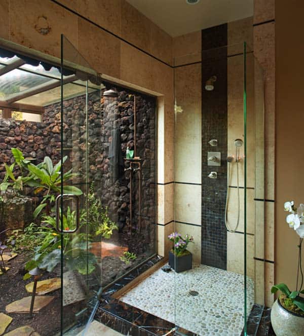 Outdoor Inspired Showers