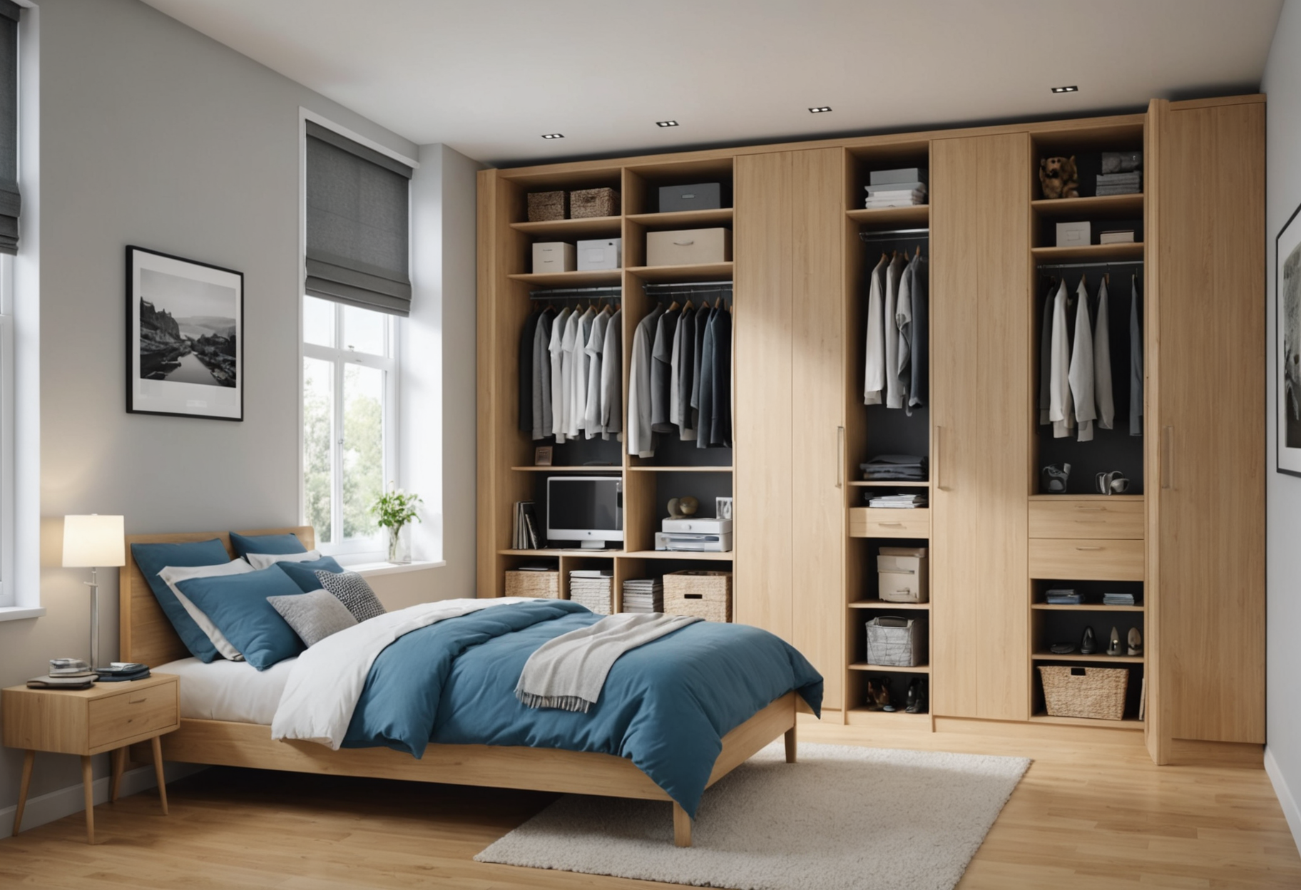 how to maximize space in a small bedroom_a10836c3 ed90 4156 a334 c471f94364b1